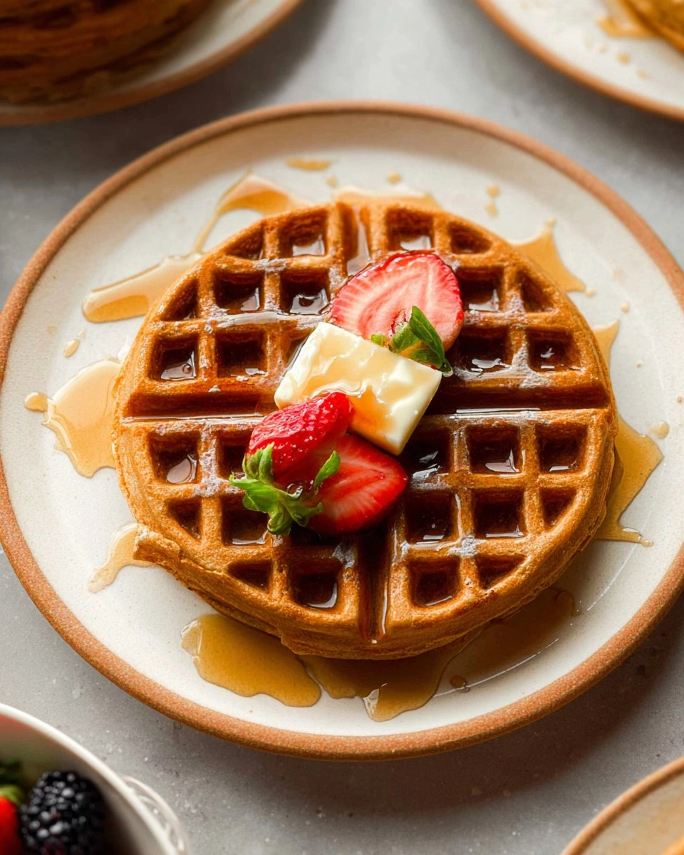 Fluffy Whole Wheat Waffles