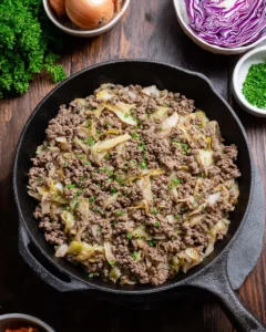 Ground-Beef-and-Cabbage-Skillet-Recipe
