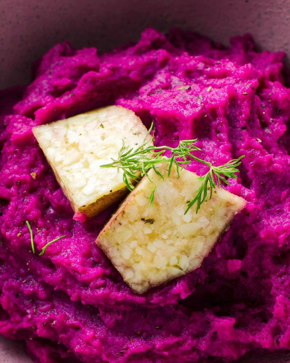 Mashed Purple Sweet Potato