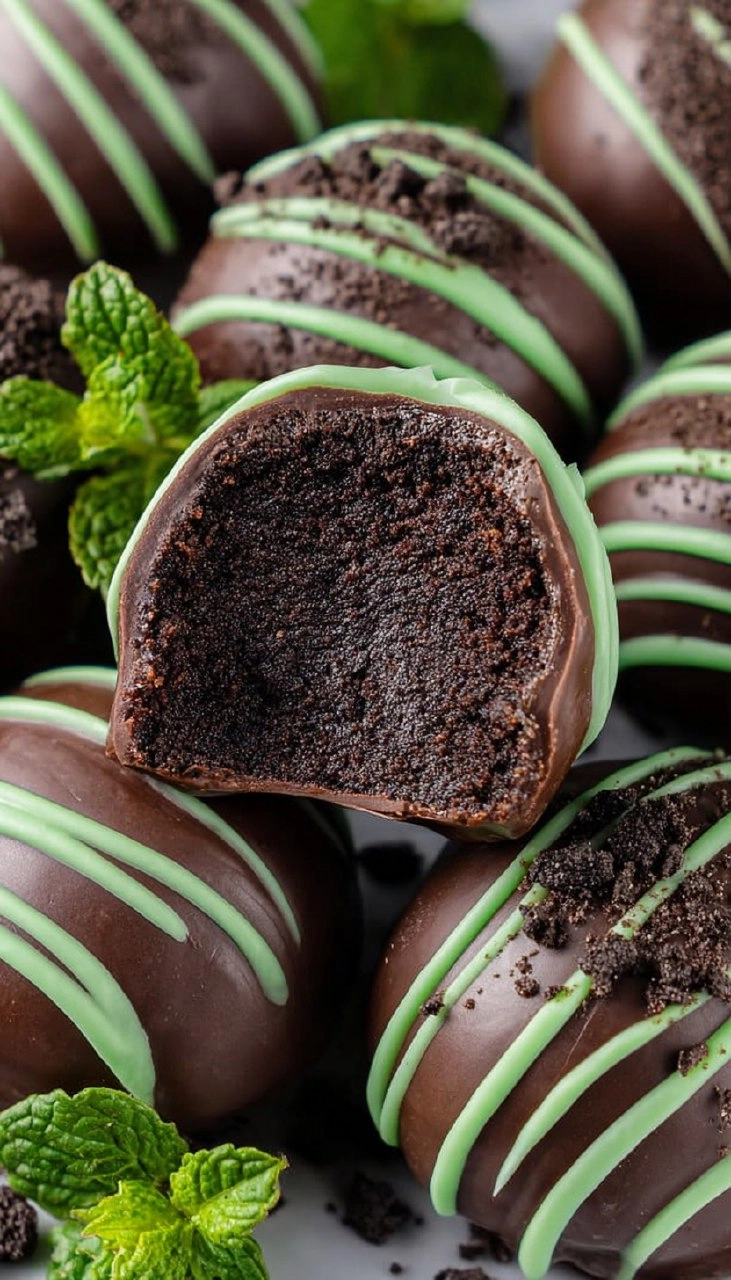 Mint Oreo Truffles