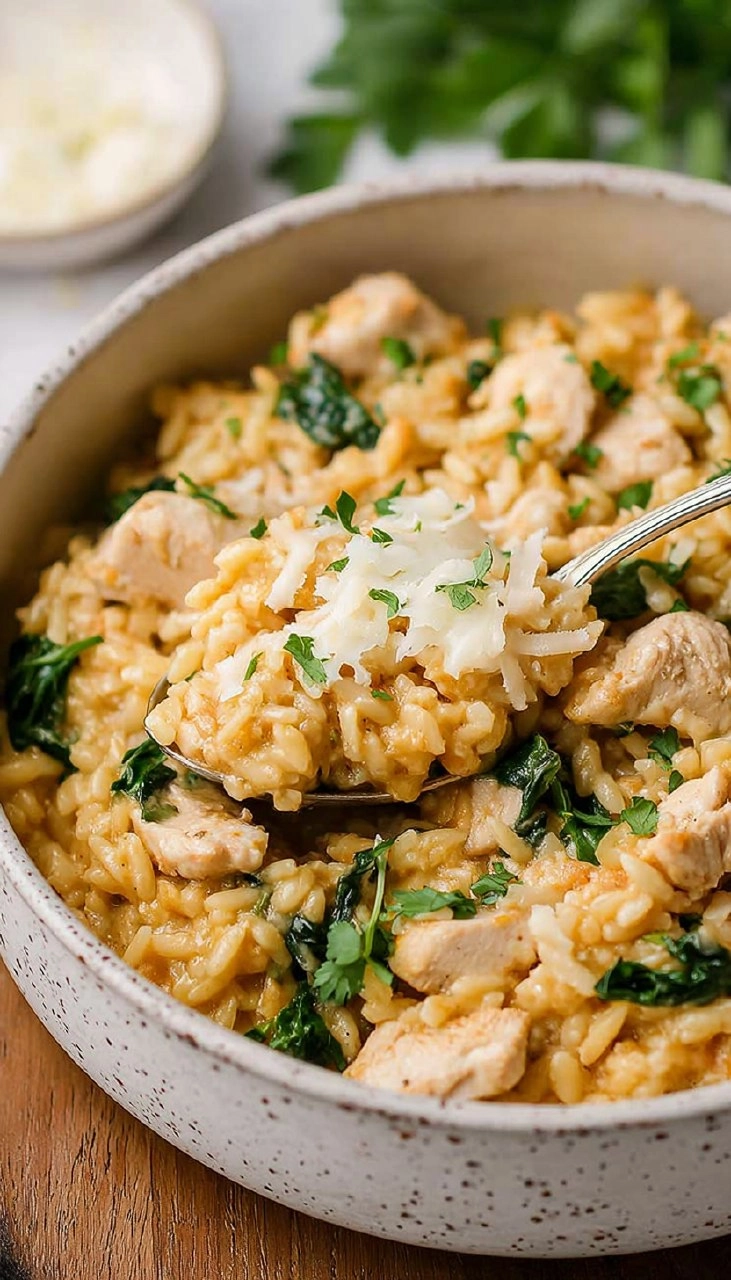 One Pot Chicken and Orzo
