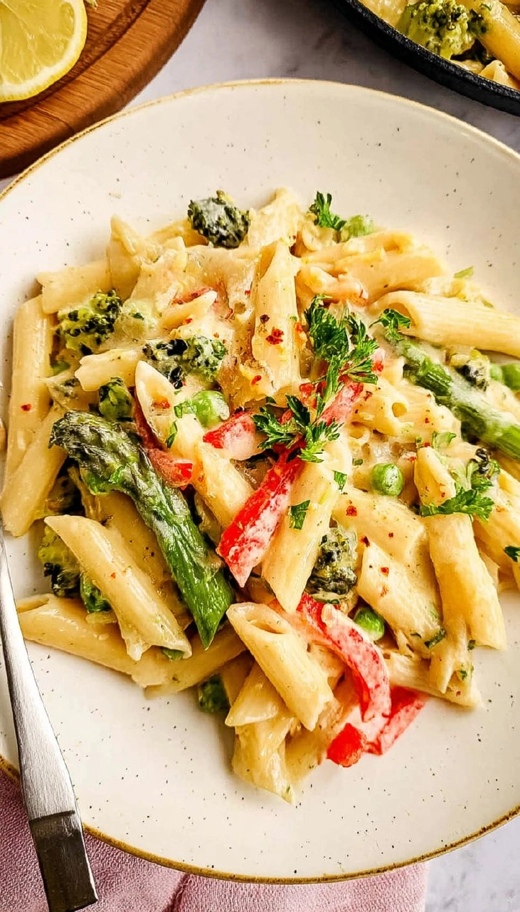 One Pot Pasta Primavera