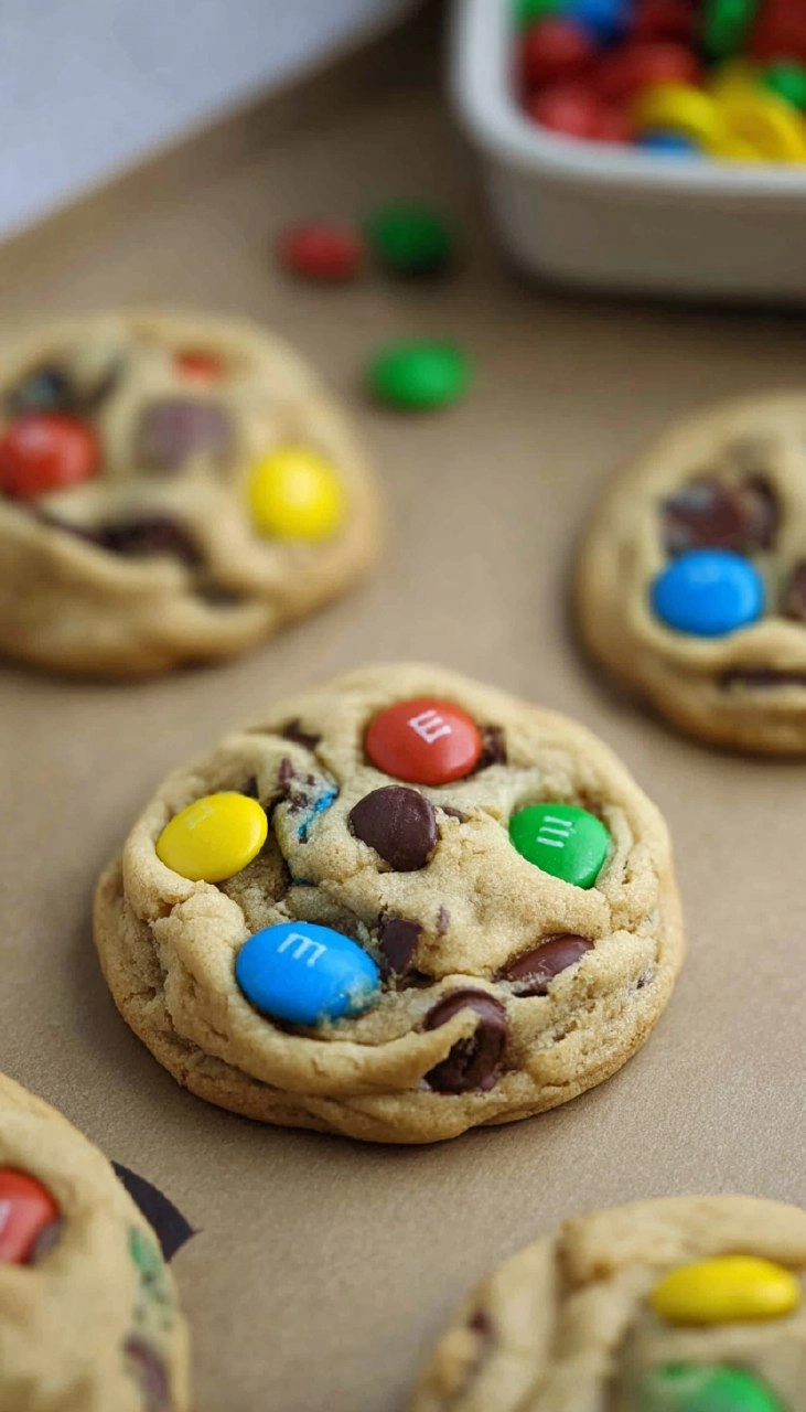 Peanut Butter M&M Cookies