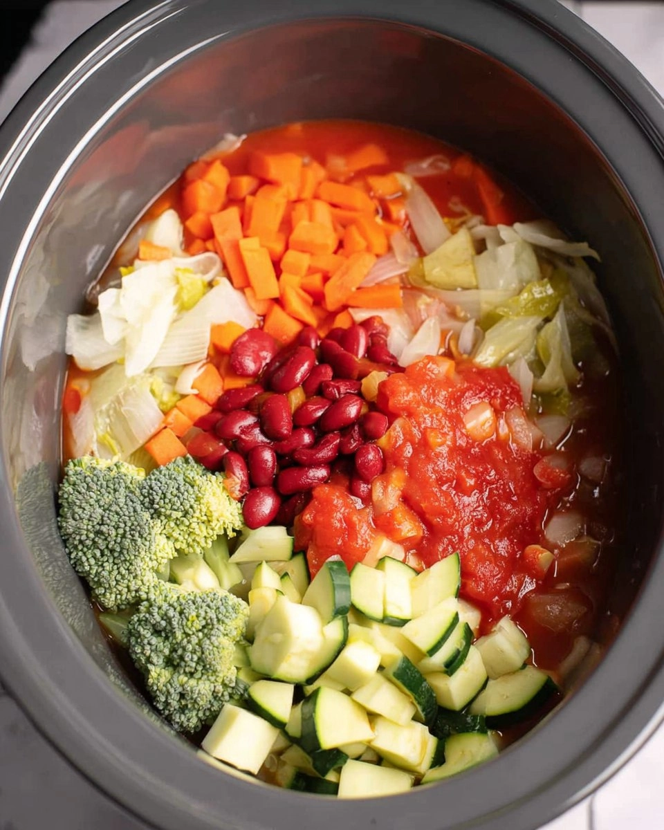 Slow Cooker Minestrone Soup