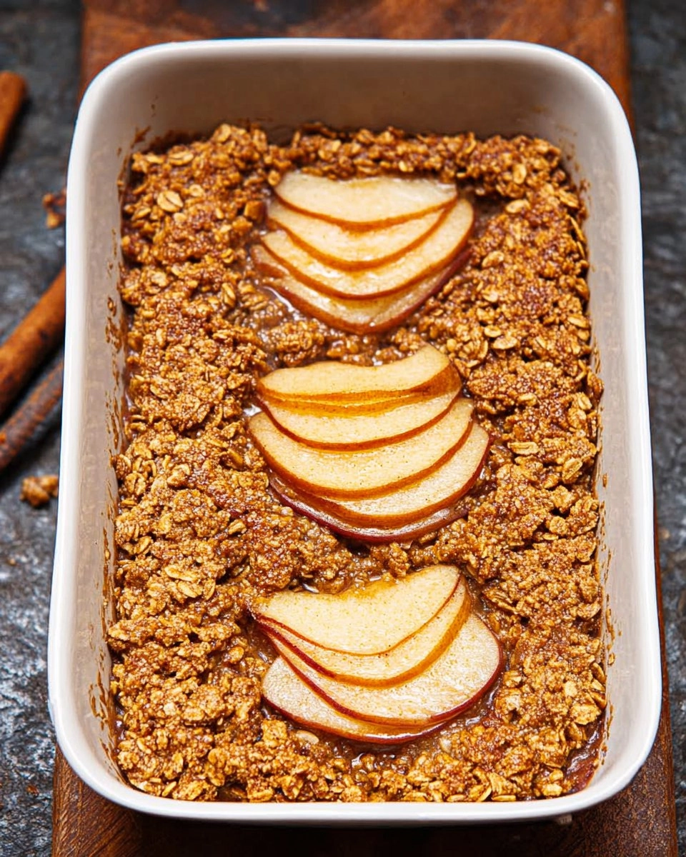 Spiced Pear Baked Oatmeal