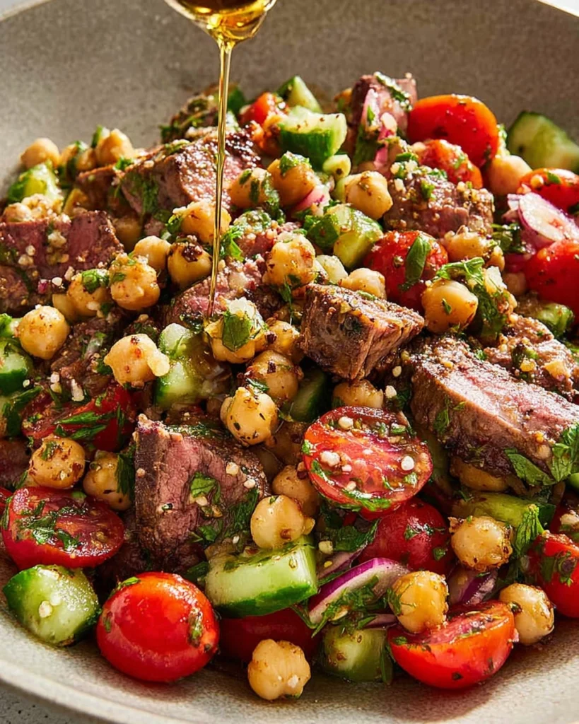 Steak-and-Chickpea-Salad-Recipe