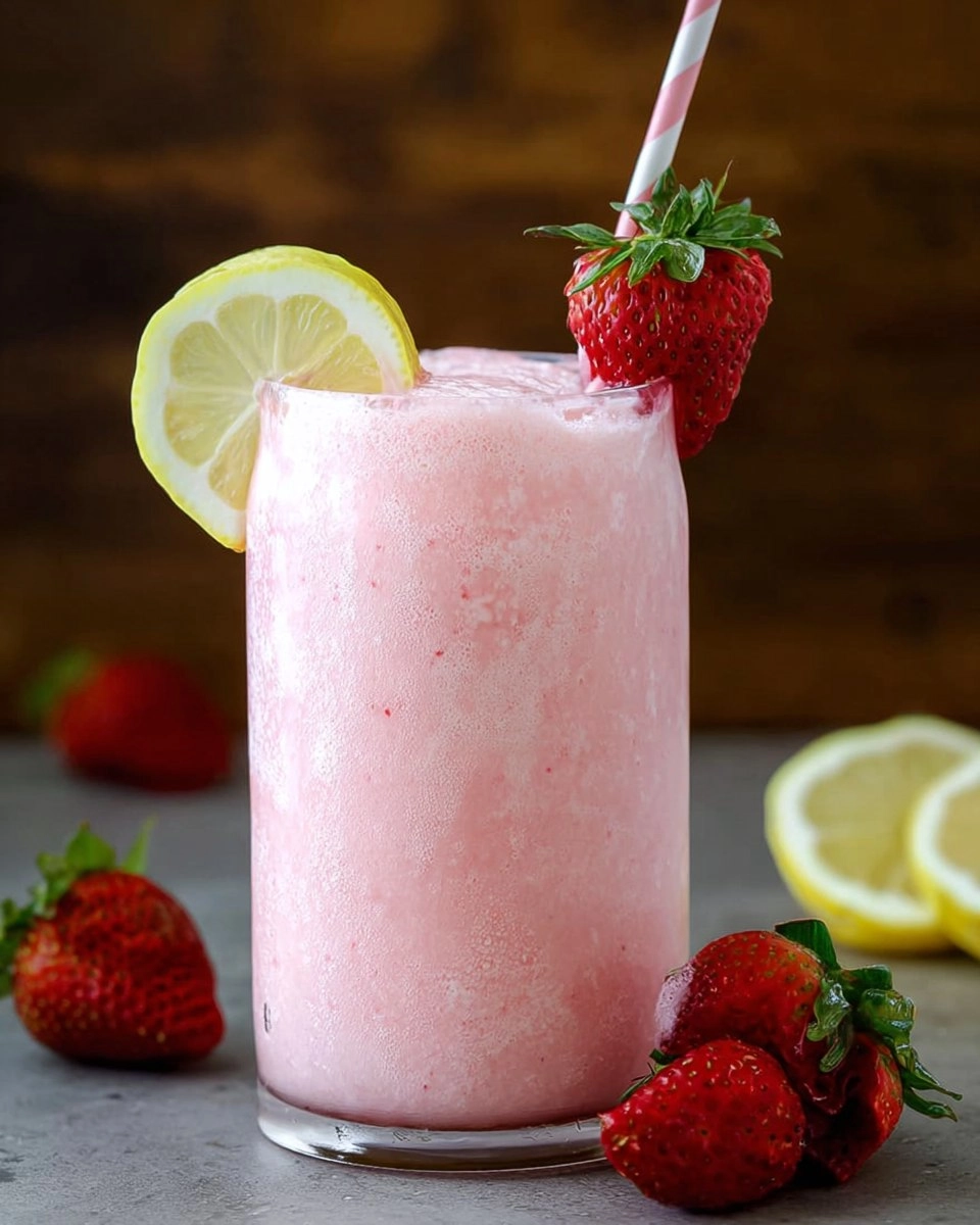 Strawberry Lemonade Milkshake