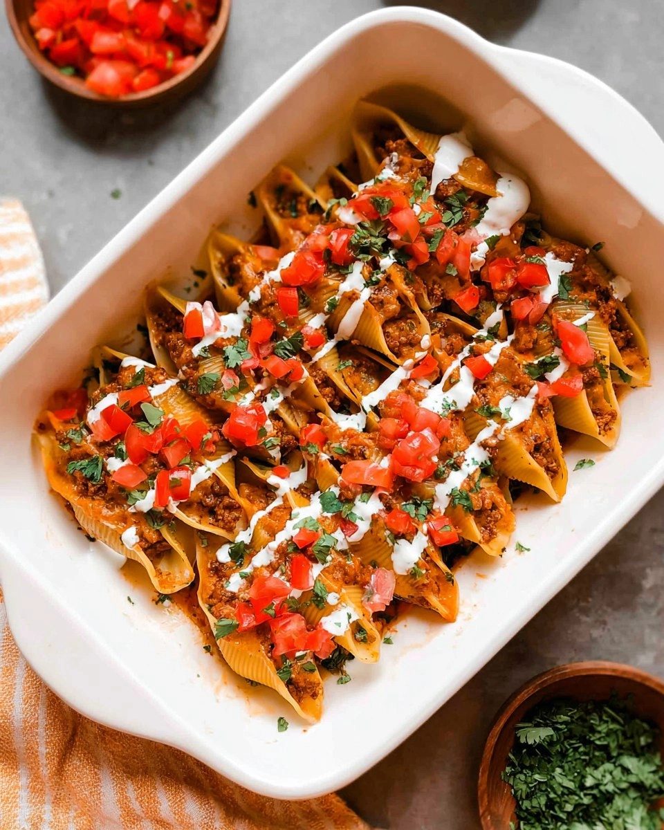 Taco Stuffed Shells