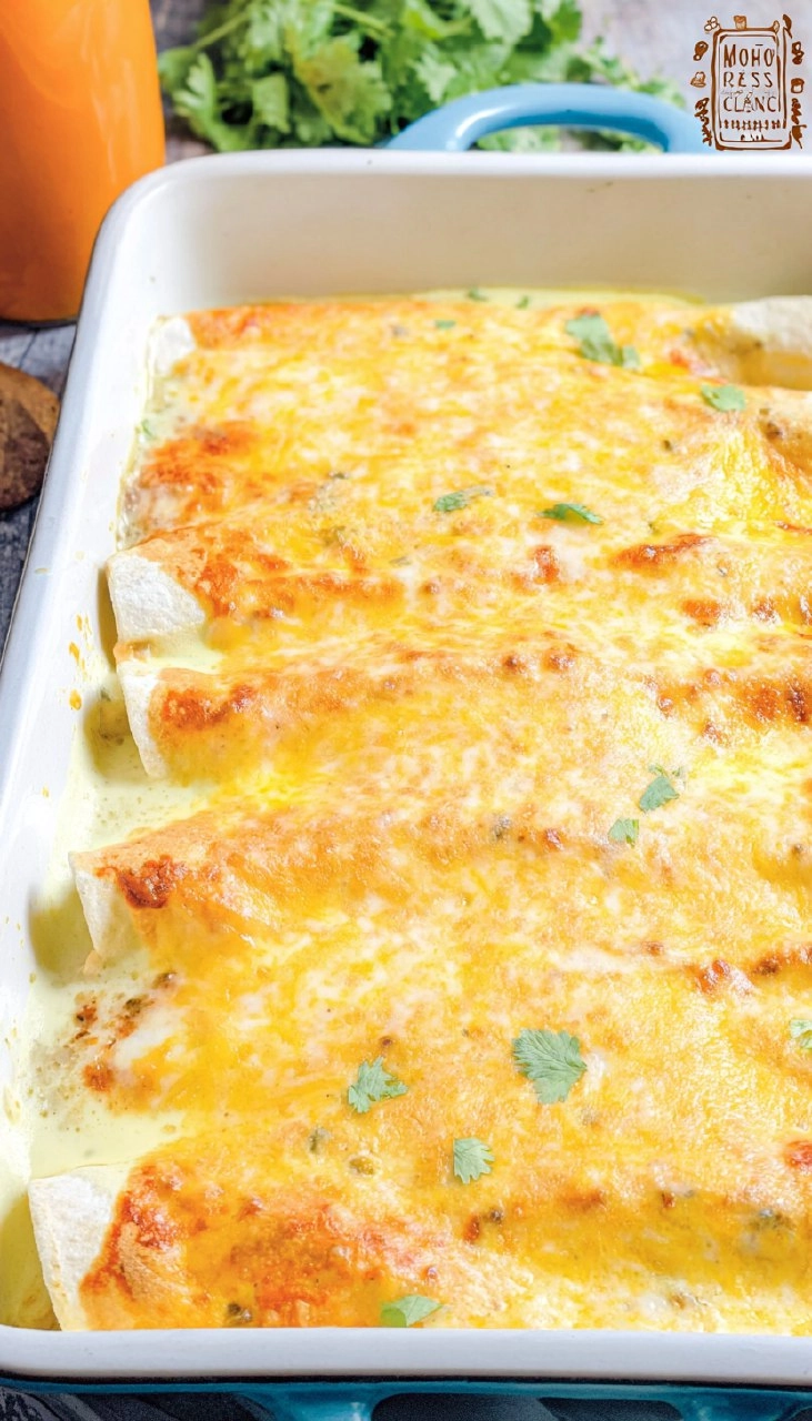 White Chicken Enchiladas