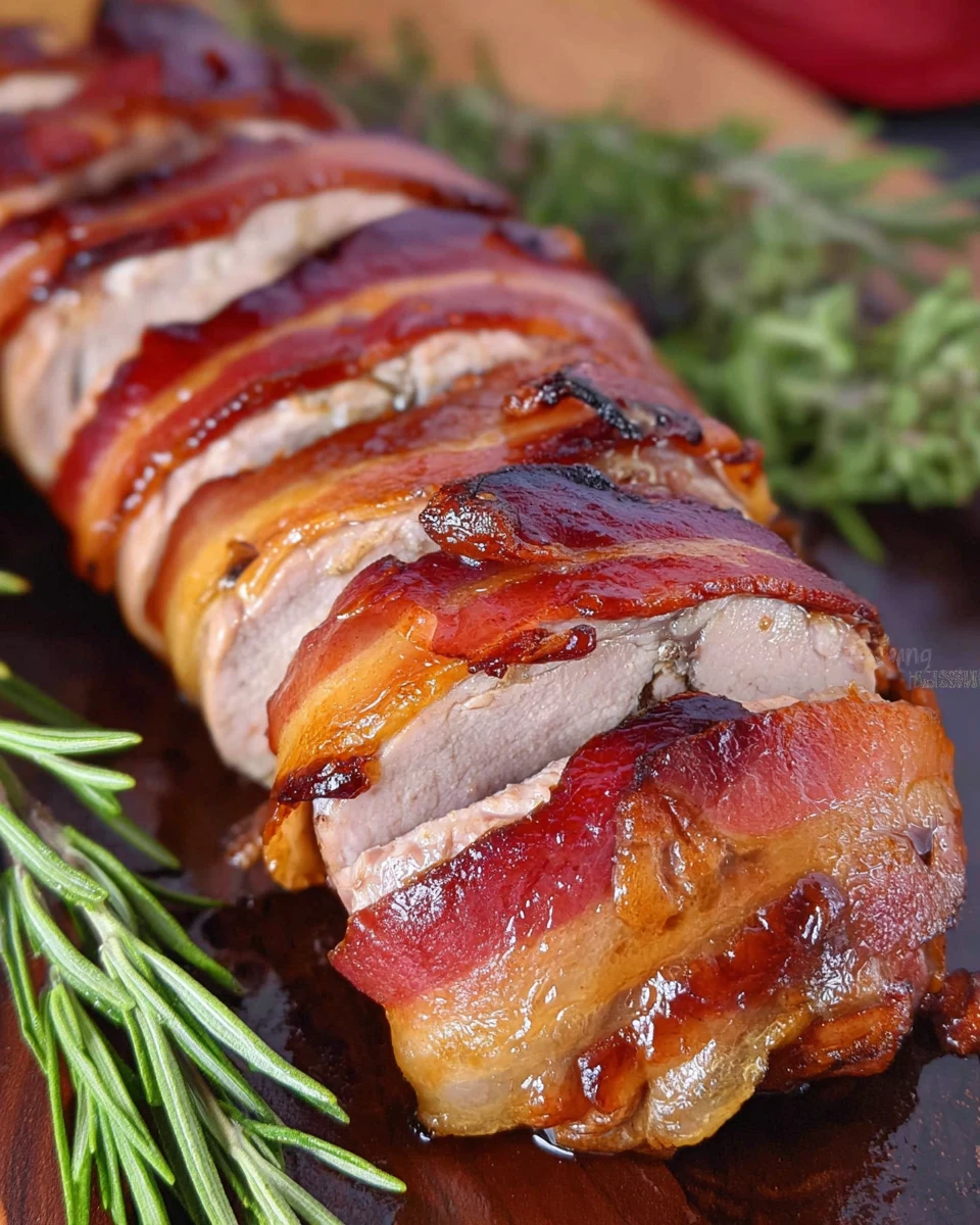 Bacon Wrapped Pork Tenderloin