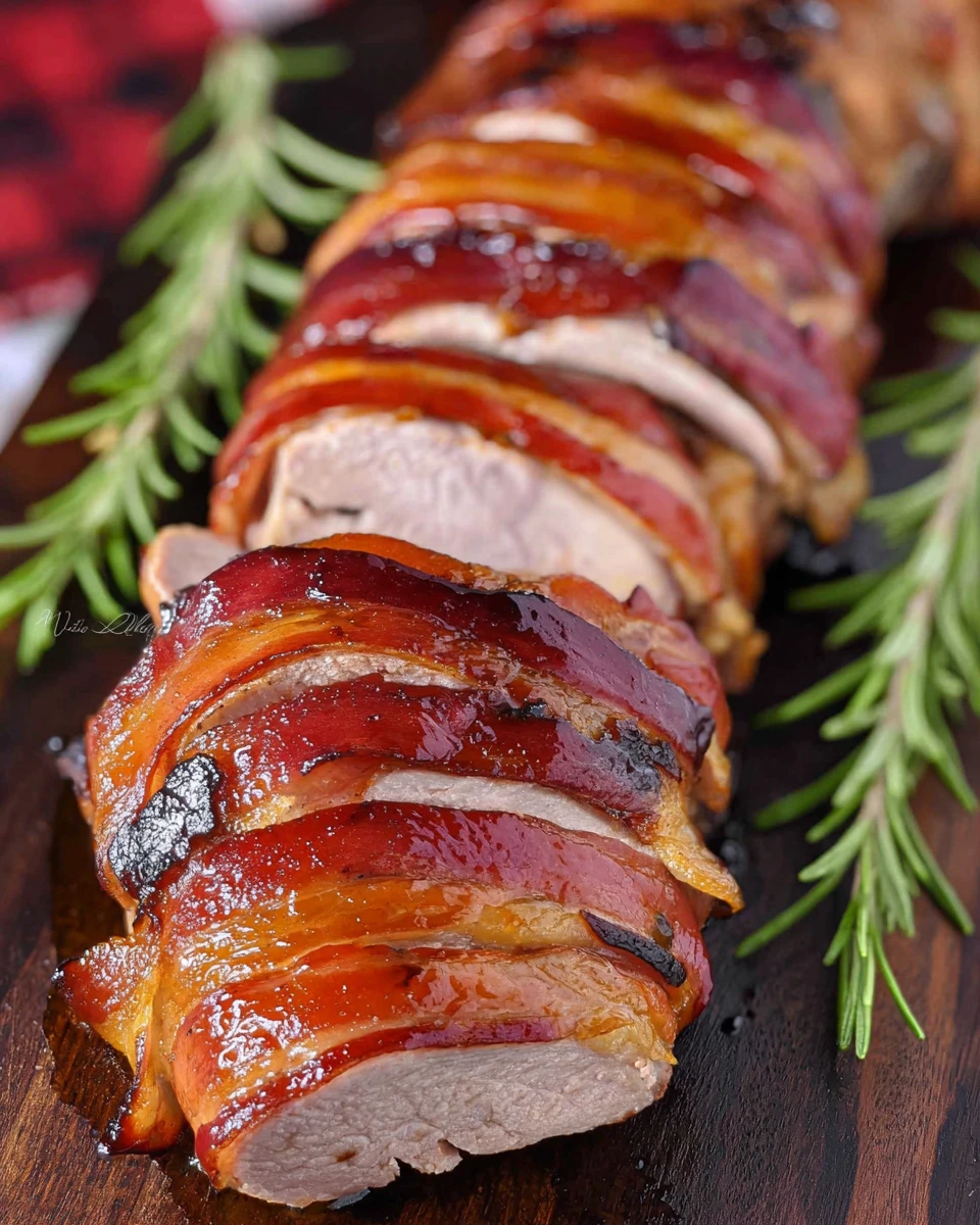Bacon Wrapped Pork Tenderloin