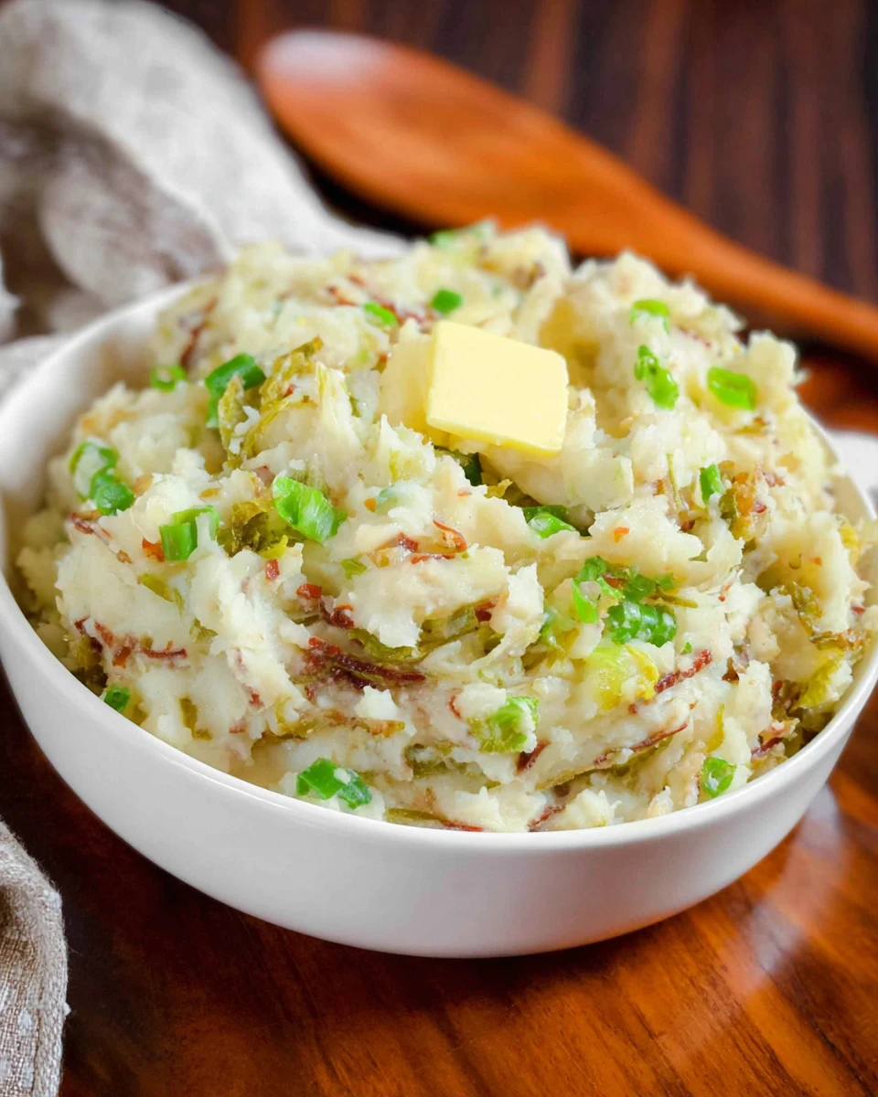 Colcannon Traditional Irish Mashed Potatoes
