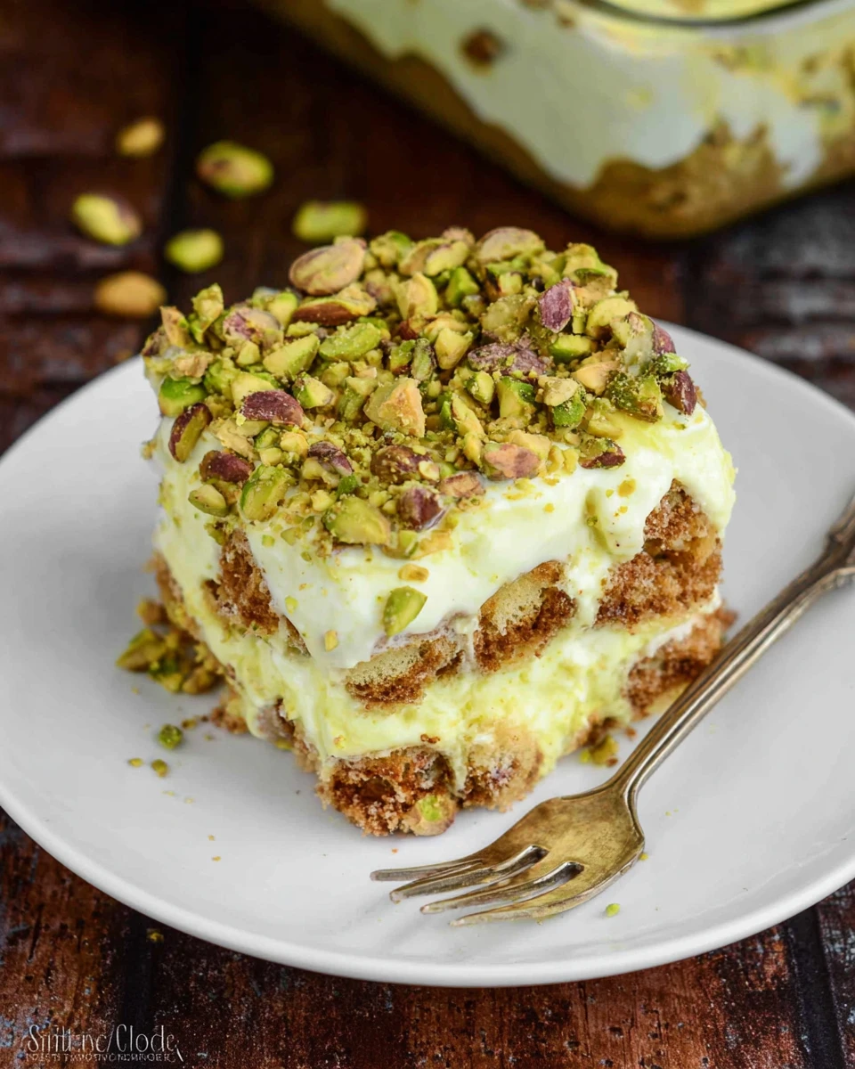 Pistachio Tiramisu