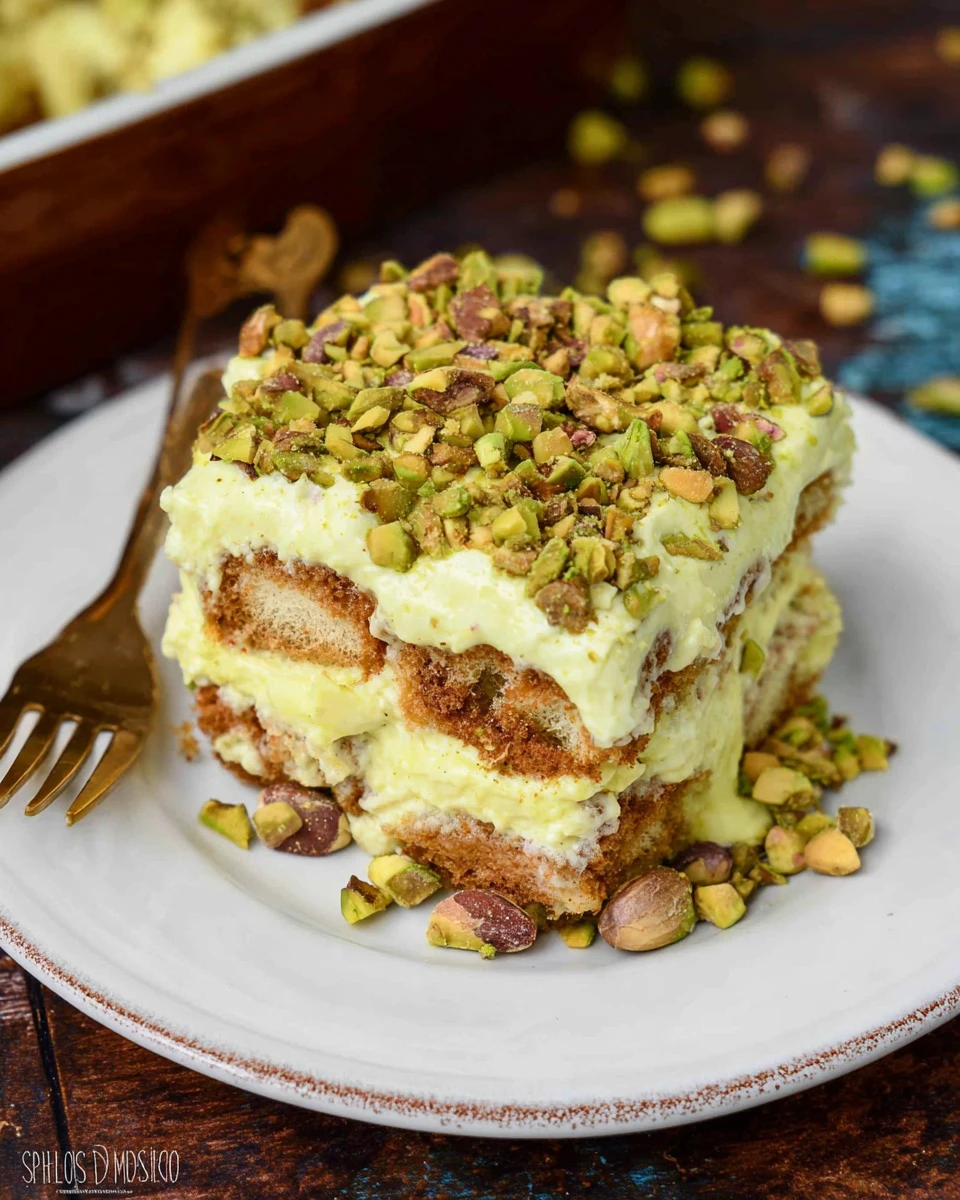 Pistachio Tiramisu
