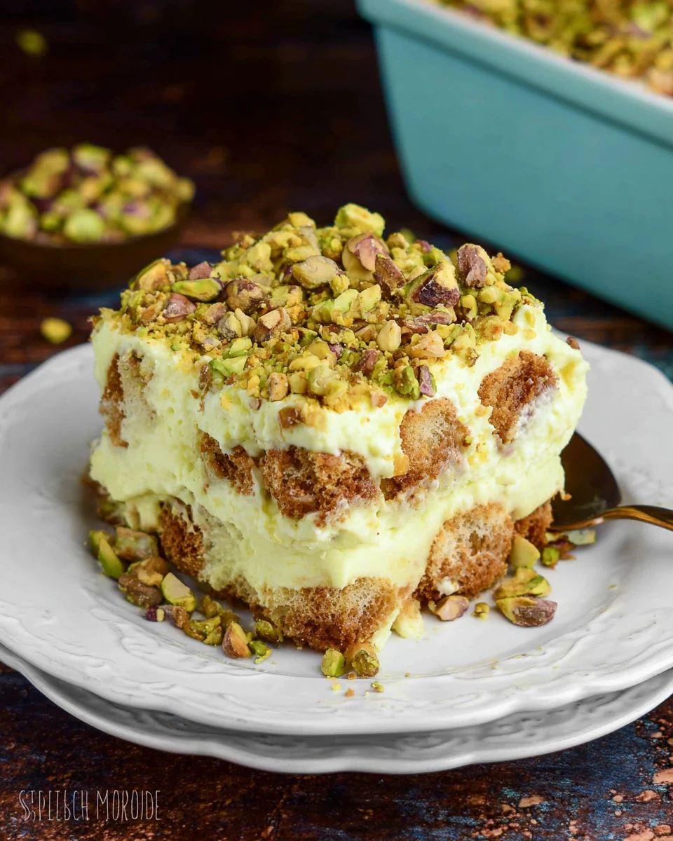 Pistachio Tiramisu