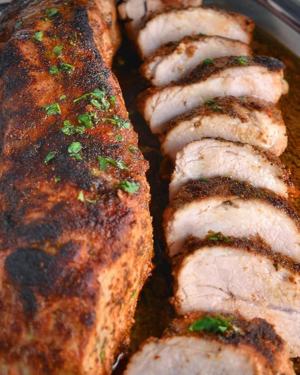Roasted Pork Tenderloin with Pork Rub