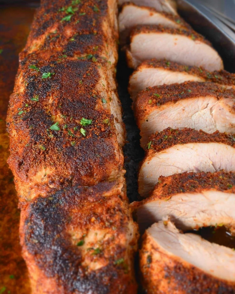 Roasted Pork Tenderloin with Pork Rub