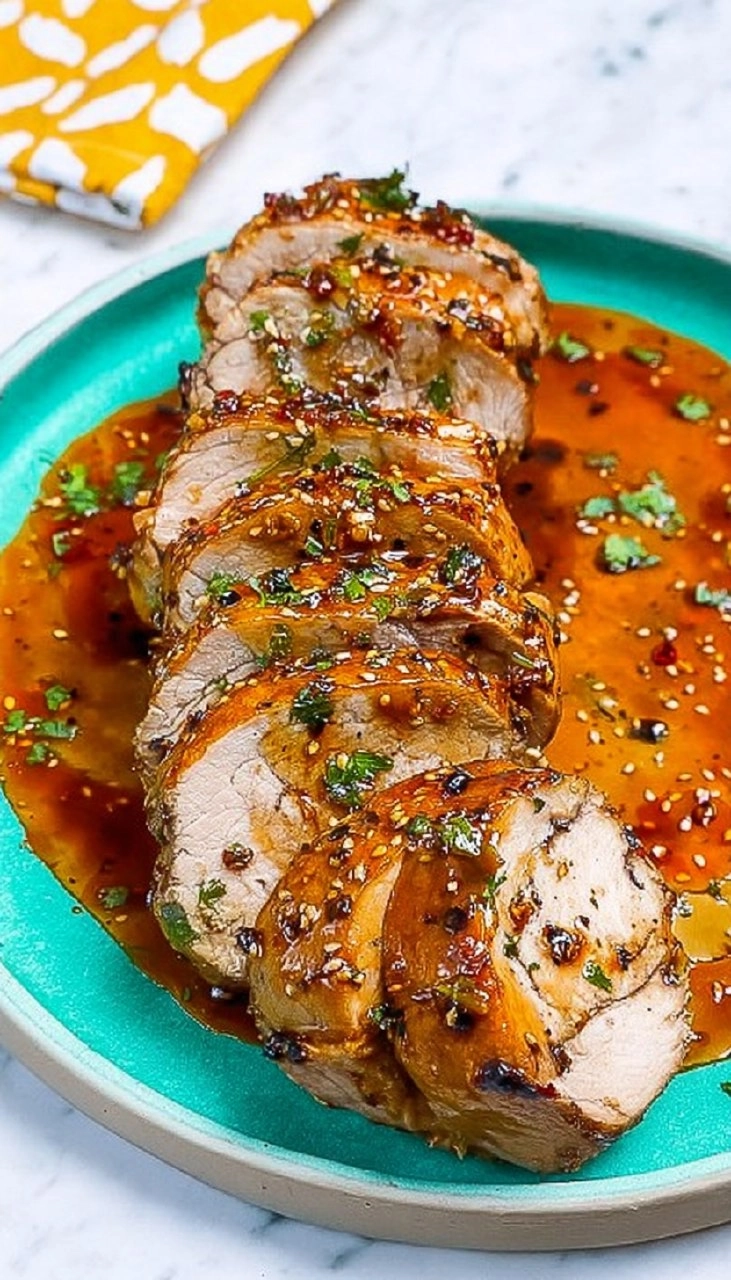 Baked Teriyaki Pork Tenderloin