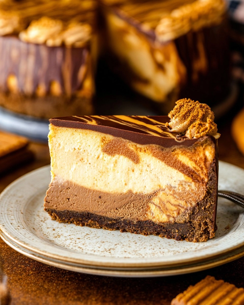 Biscoff Chocolate Cheesecake