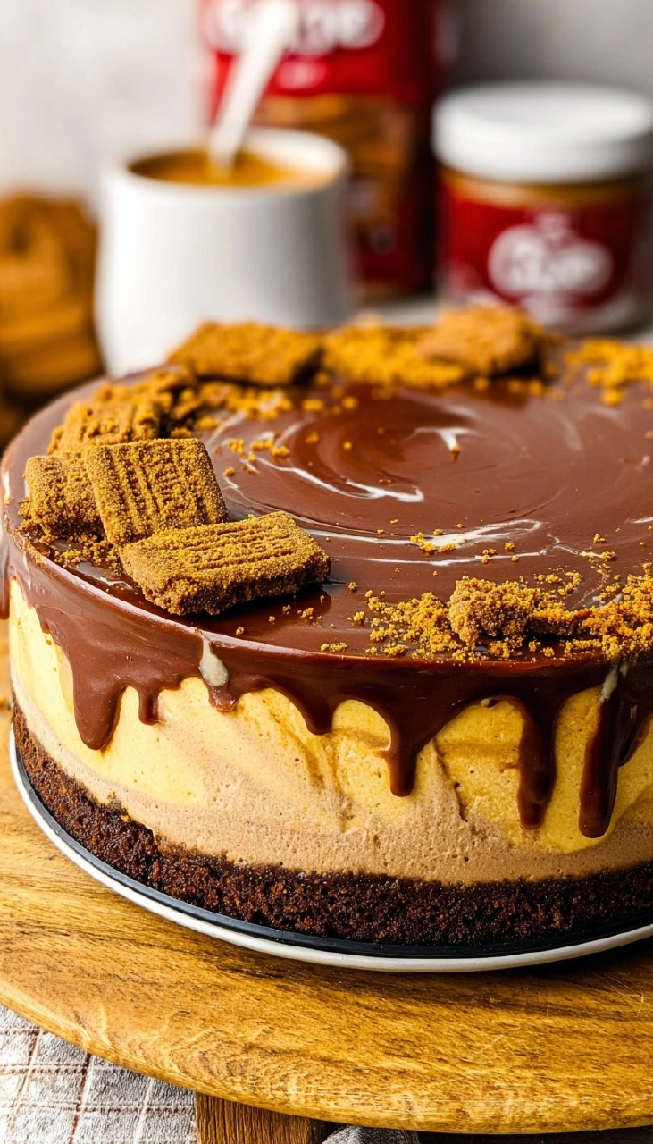 Biscoff Chocolate Cheesecake