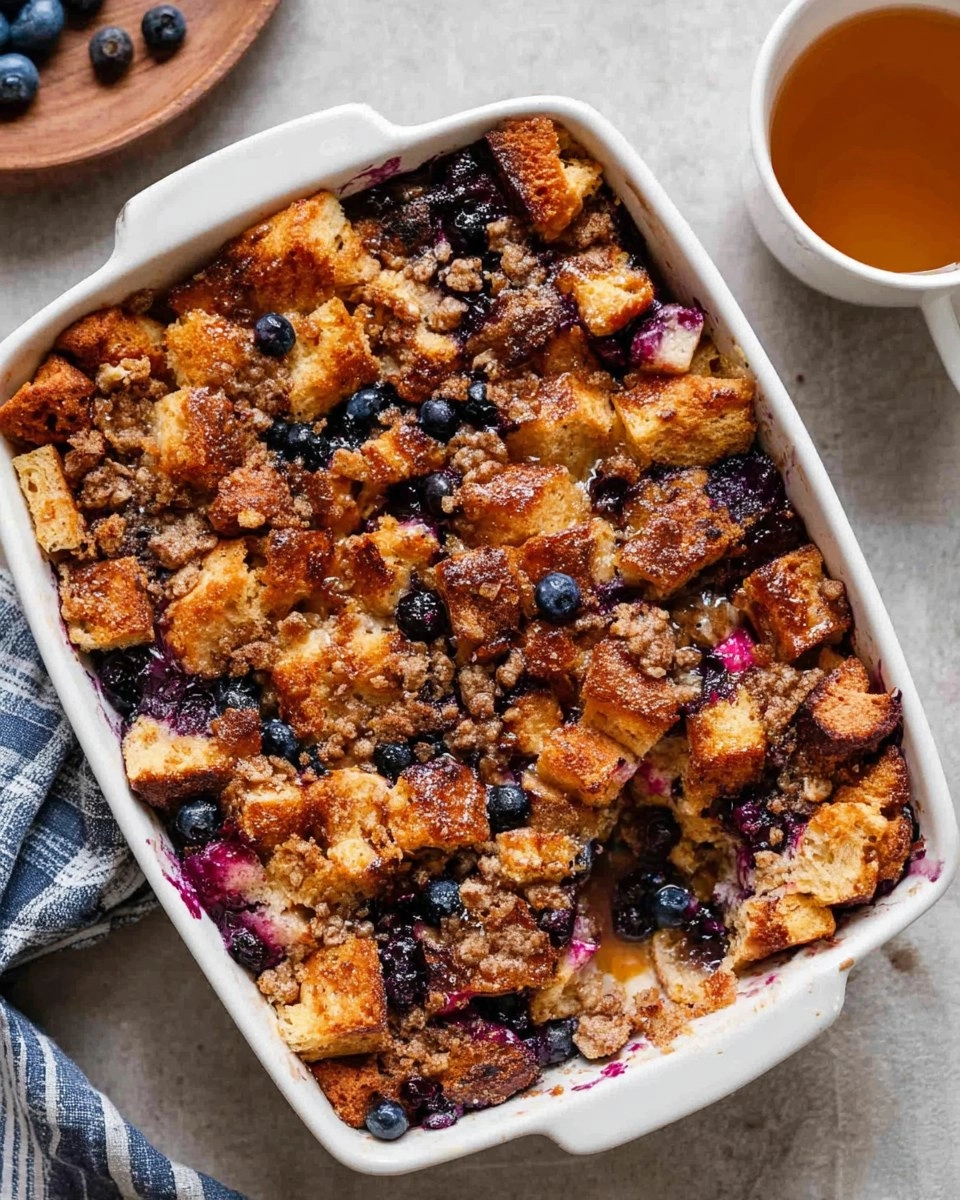 Blueberry French Toast Casserole