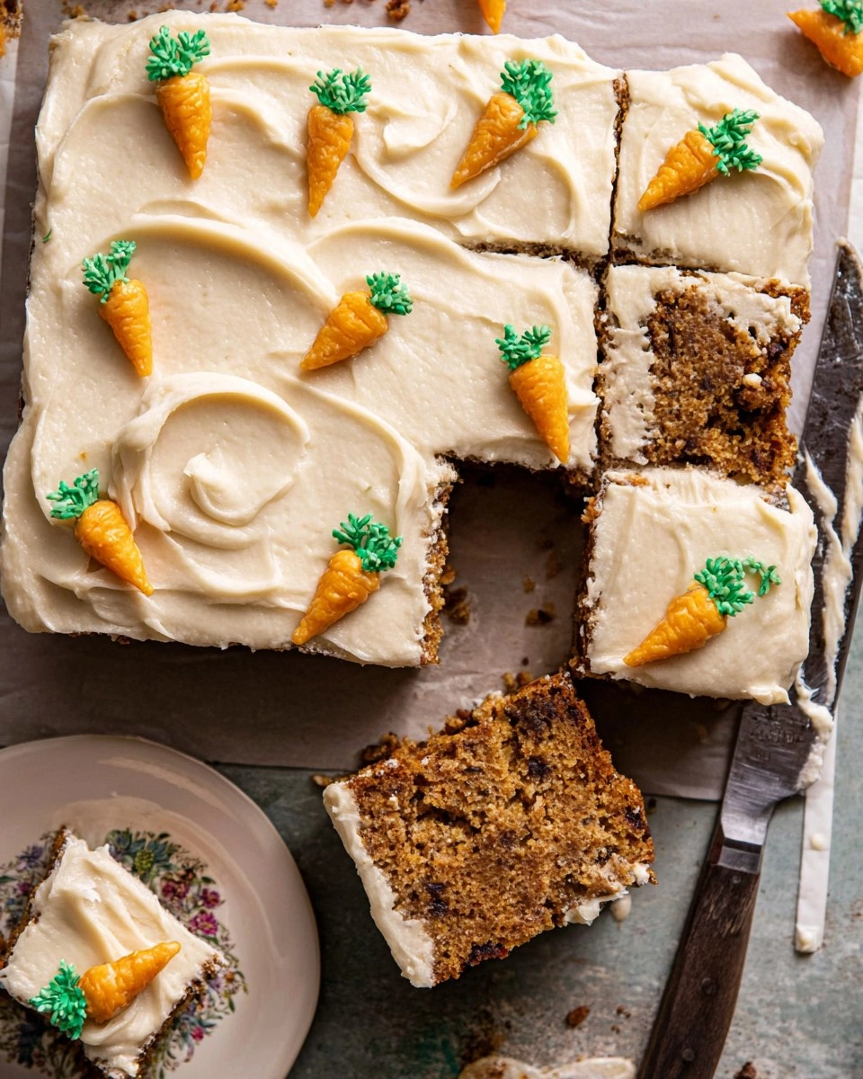 Carrot Sheet Cake with Brown Butter Cream Cheese Frosting
