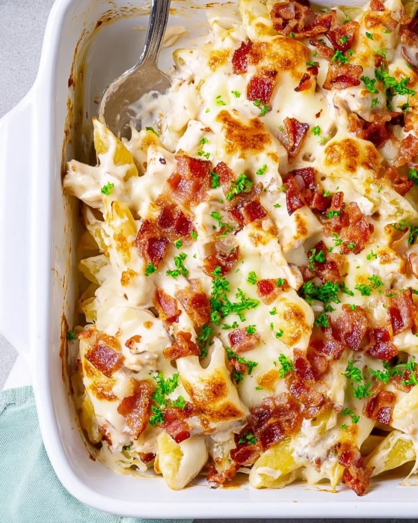 Chicken-Bacon-Ranch-Casserole-Recipe