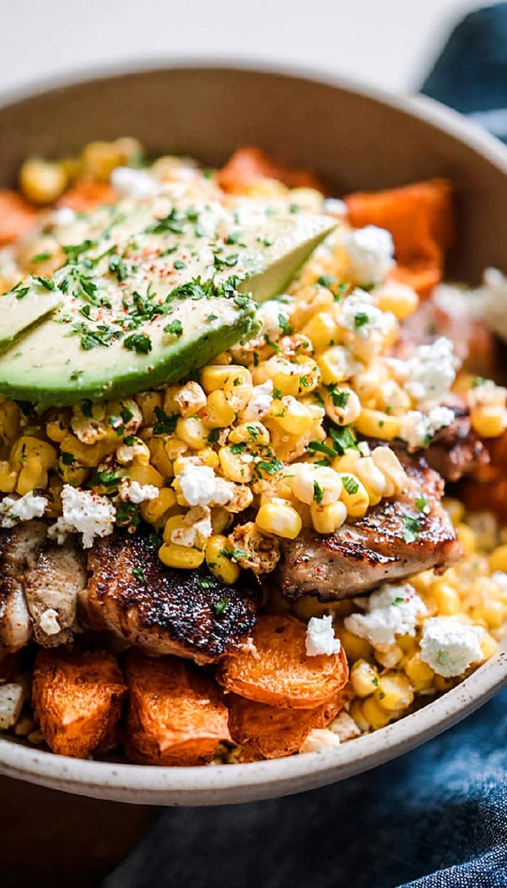 Chicken Street Corn Bowls