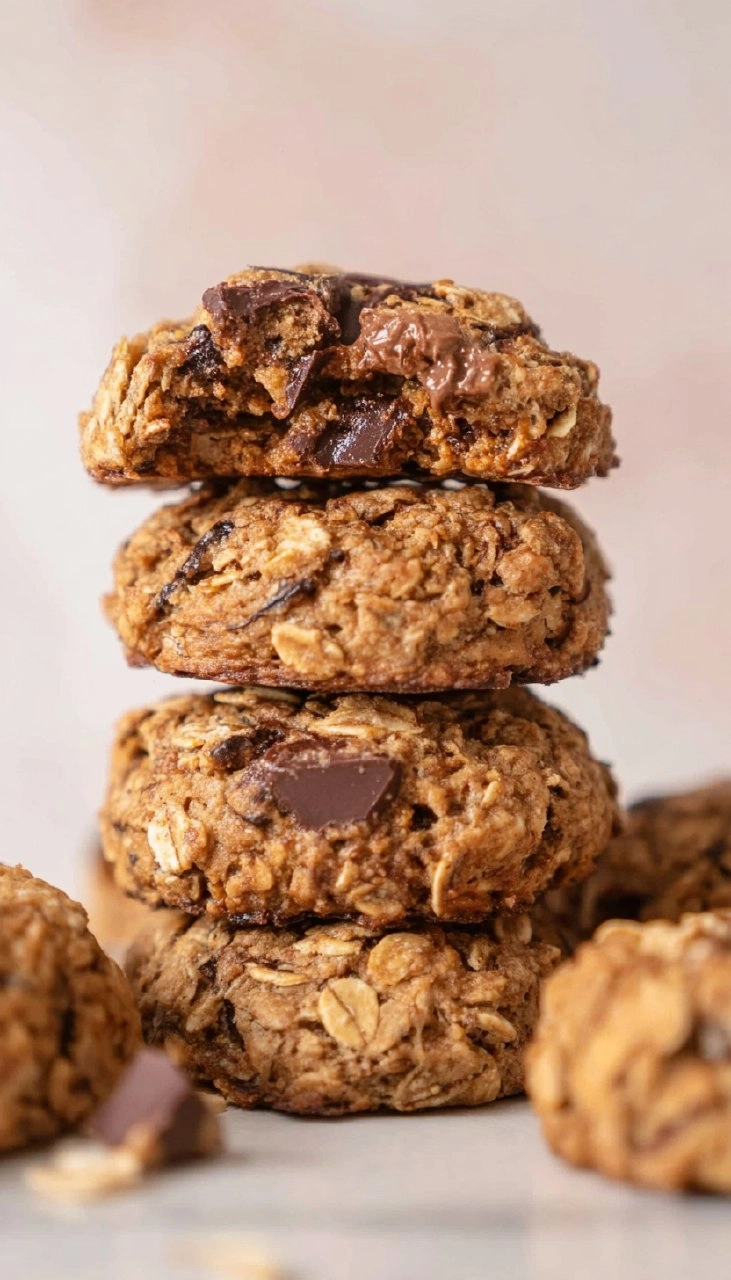 Chocolate Peanut Butter Breakfast Cookies