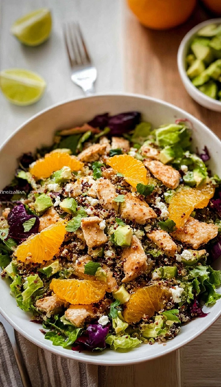 Citrus Chicken Quinoa Salad