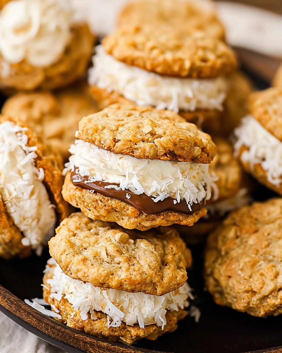 Coconut Oatmeal Cream Pies