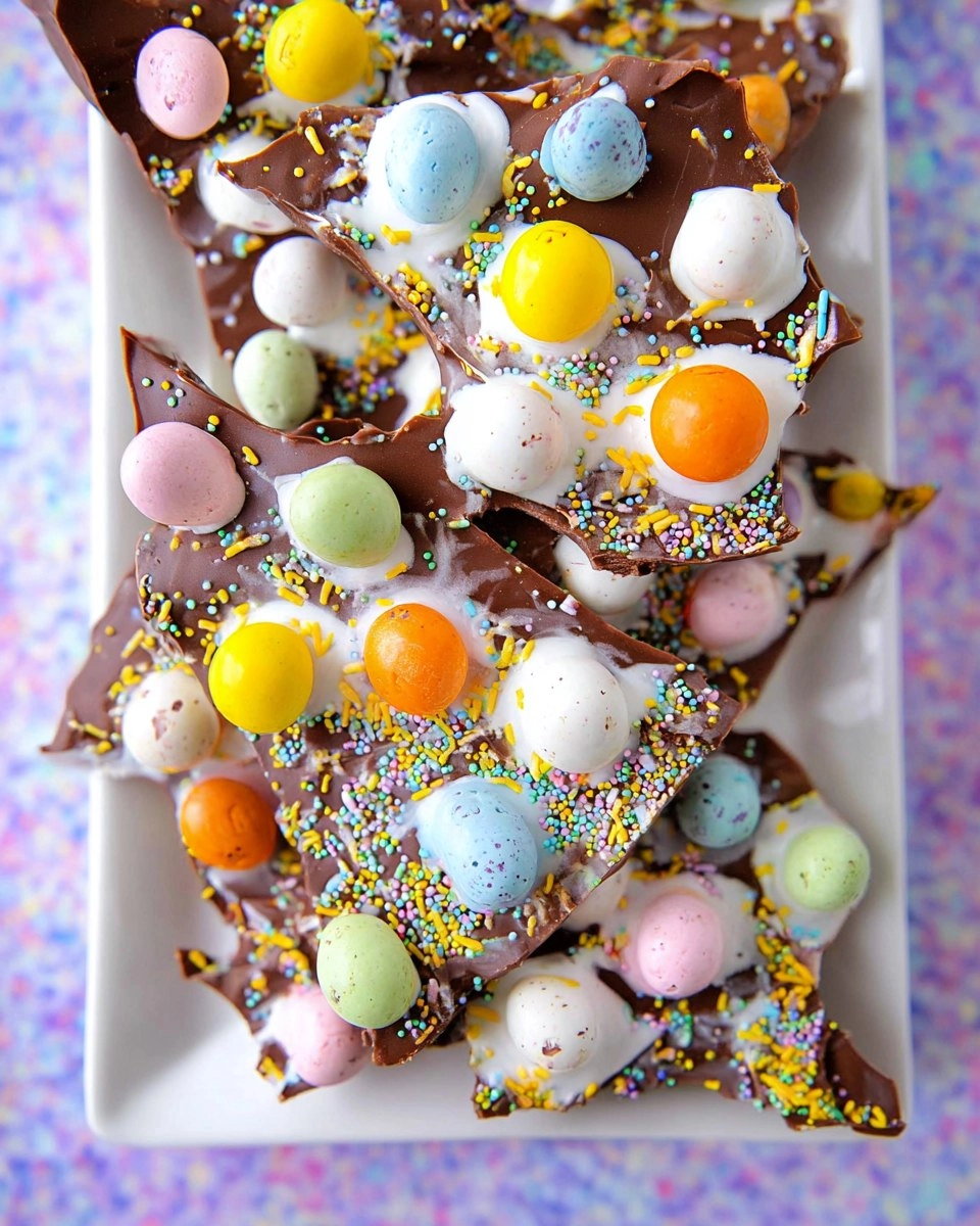 Easter Malted Milk Ball Bark