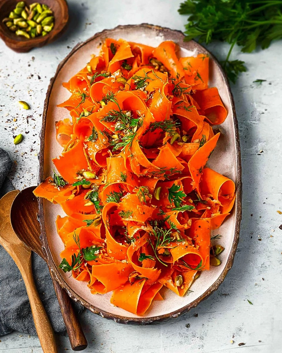 Fresh Carrot Ribbon Salad