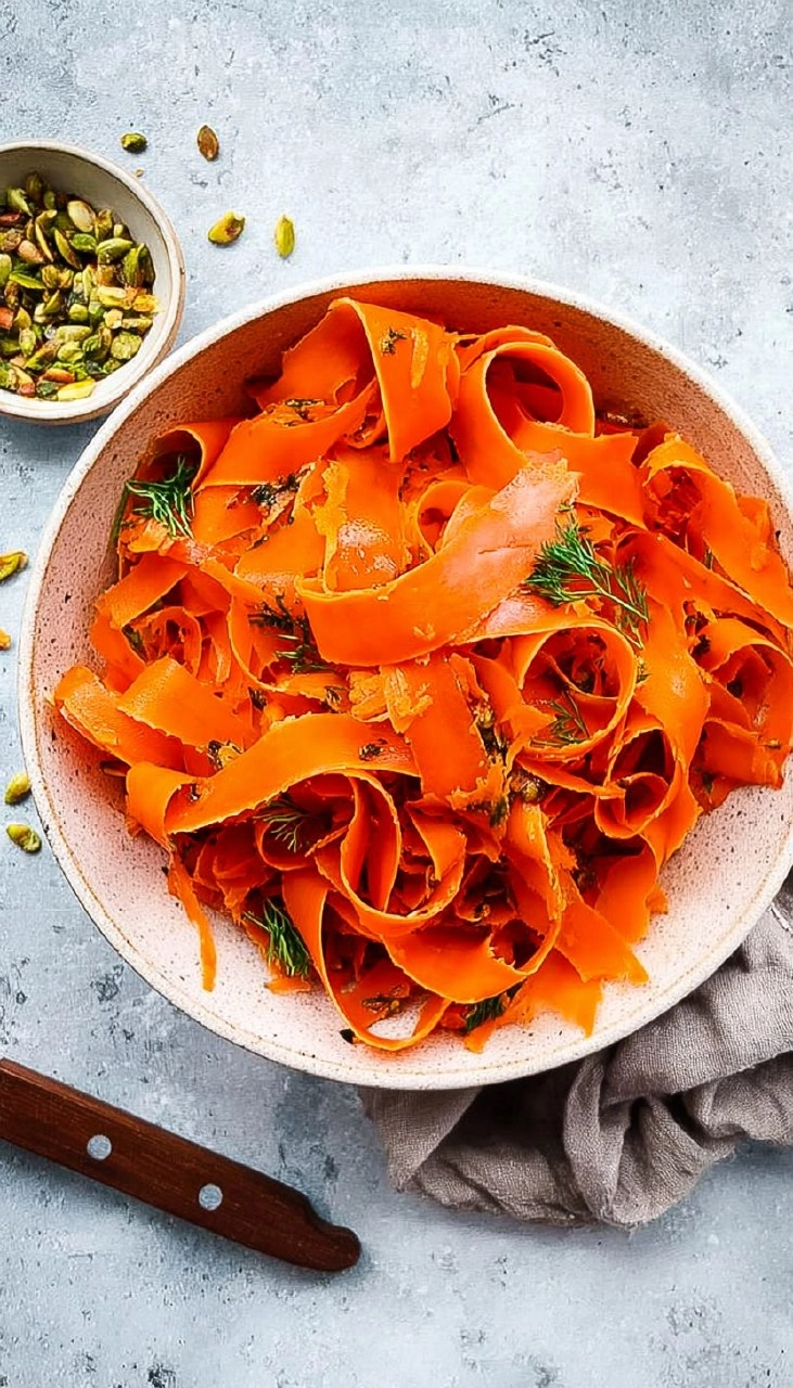 Fresh Carrot Ribbon Salad