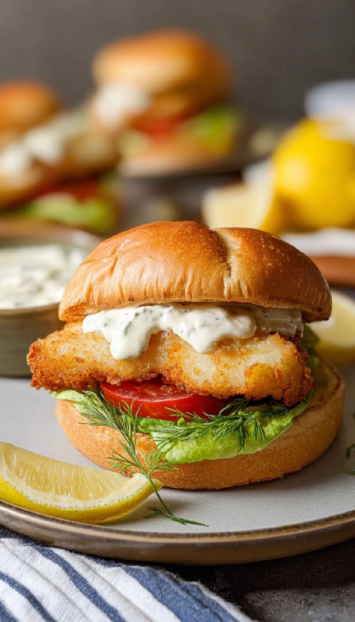 Fried Fish Sandwiches