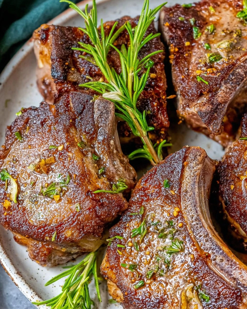 Garlic Butter Lamb Chops