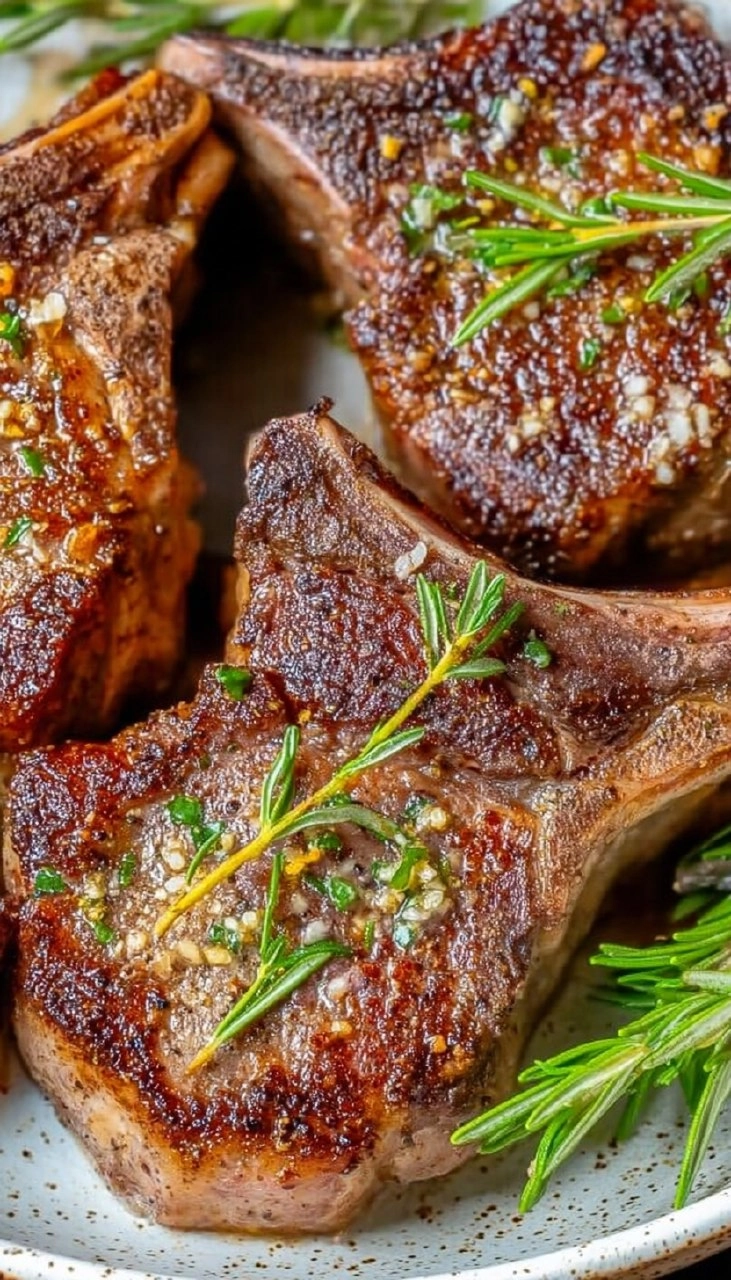 Garlic Butter Lamb Chops