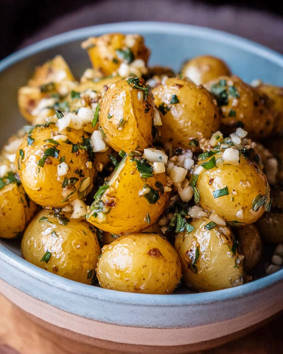 Garlic and Chive Potatoes
