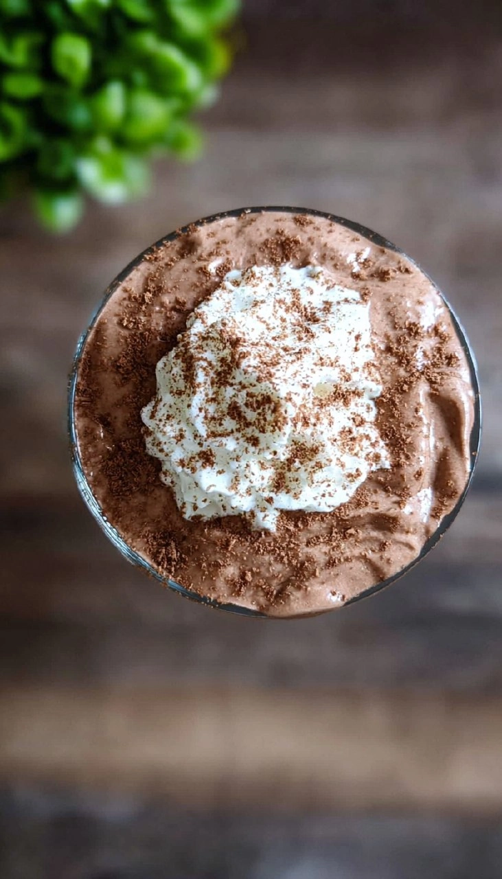 High Protein Chocolate Mousse with Cottage Cheese or Greek Yogurt