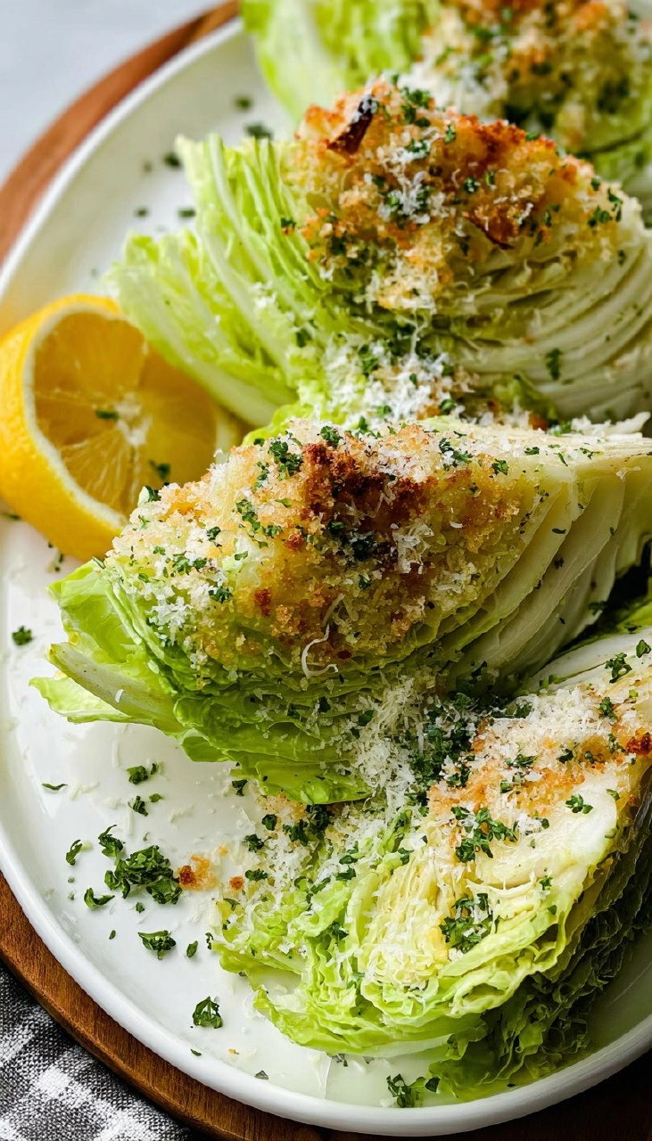 Lemon Parmesan Wedge Salad