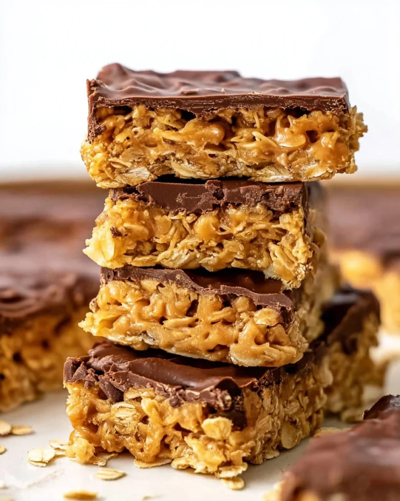 No-Bake-Peanut-Butter-Oat-Bars-Recipe
