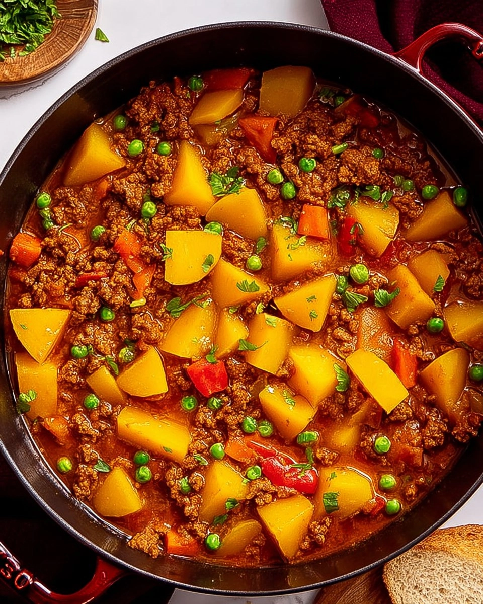 One Pot Ground Beef and Potatoes