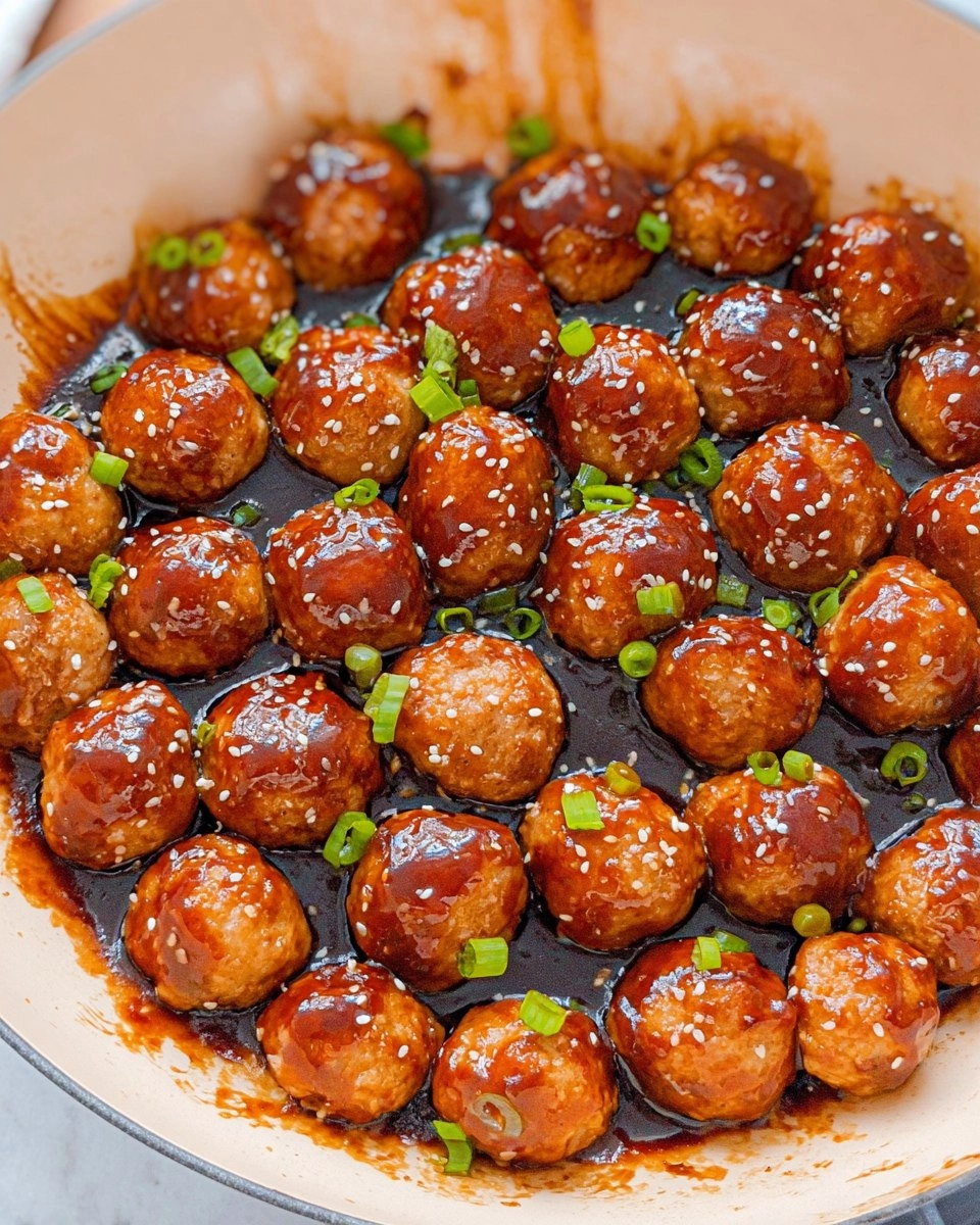 Saucy Asian Meatballs