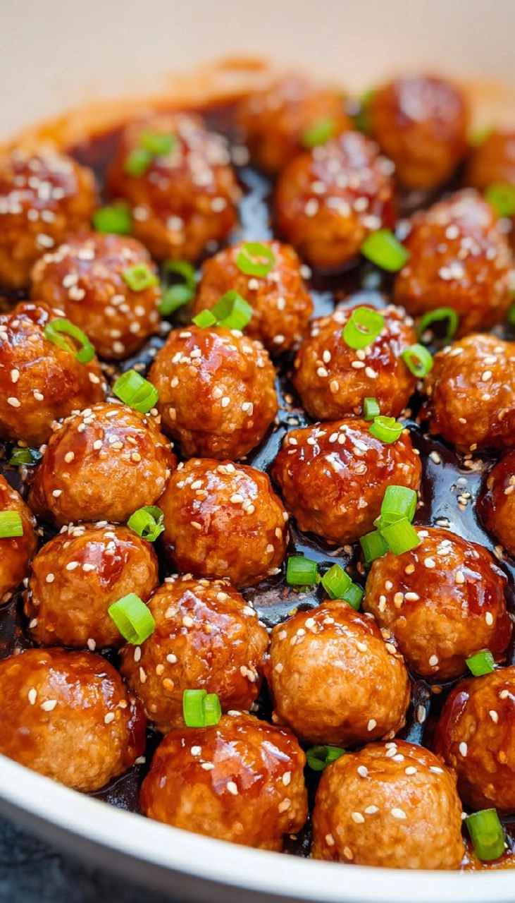 Saucy Asian Meatballs