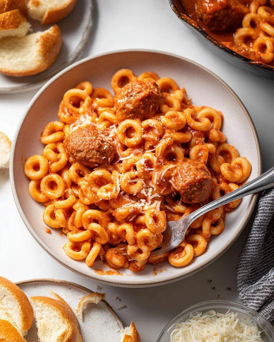 Spaghetti Os and Meatballs