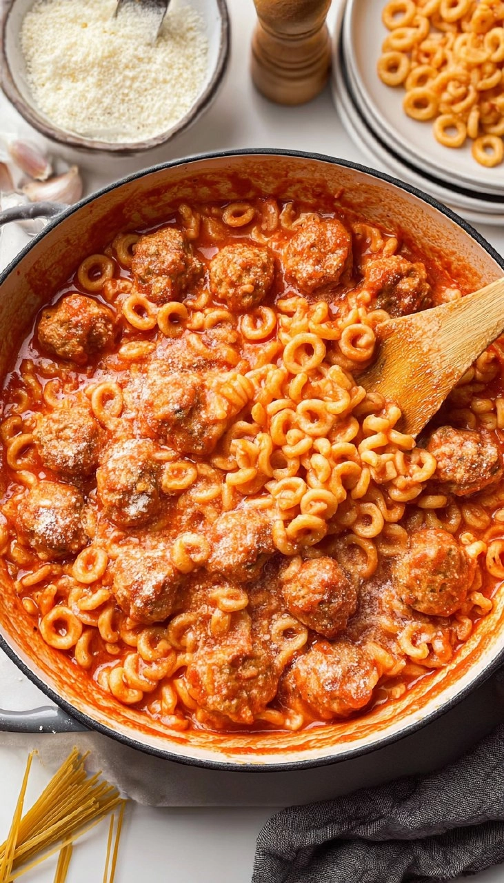 Spaghetti Os and Meatballs