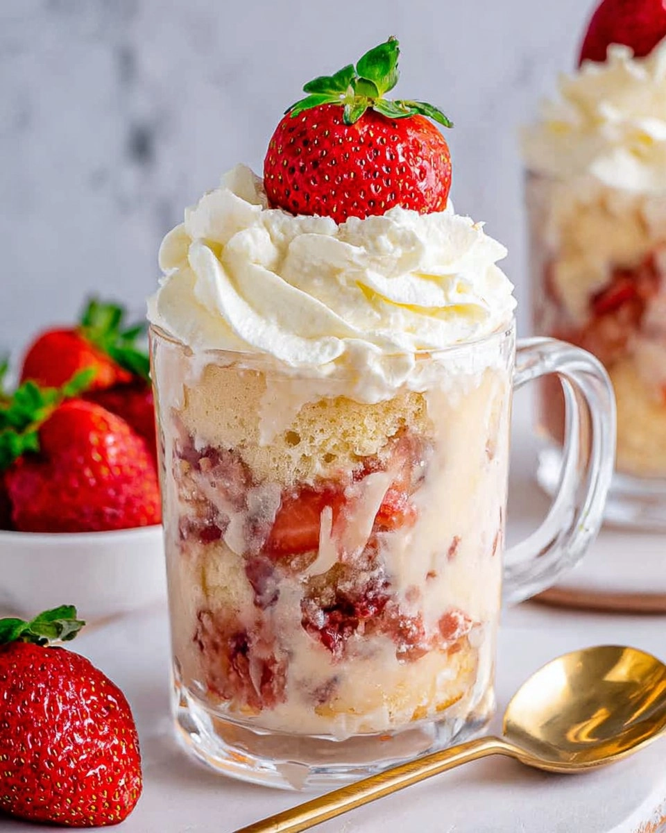 Strawberry Mug Cake