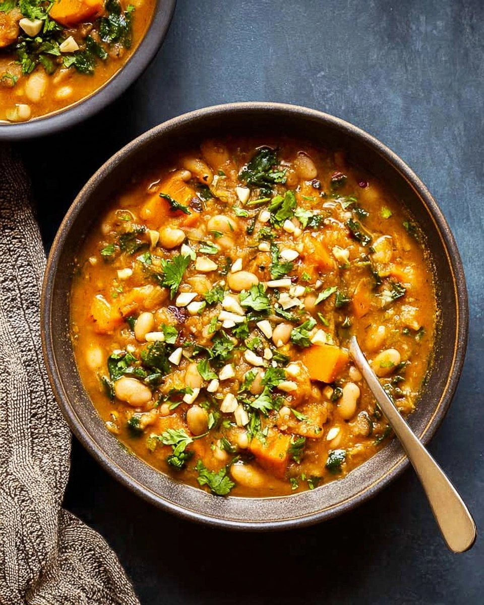 Western Indian-Inspired White Bean Sweet Potato Stew