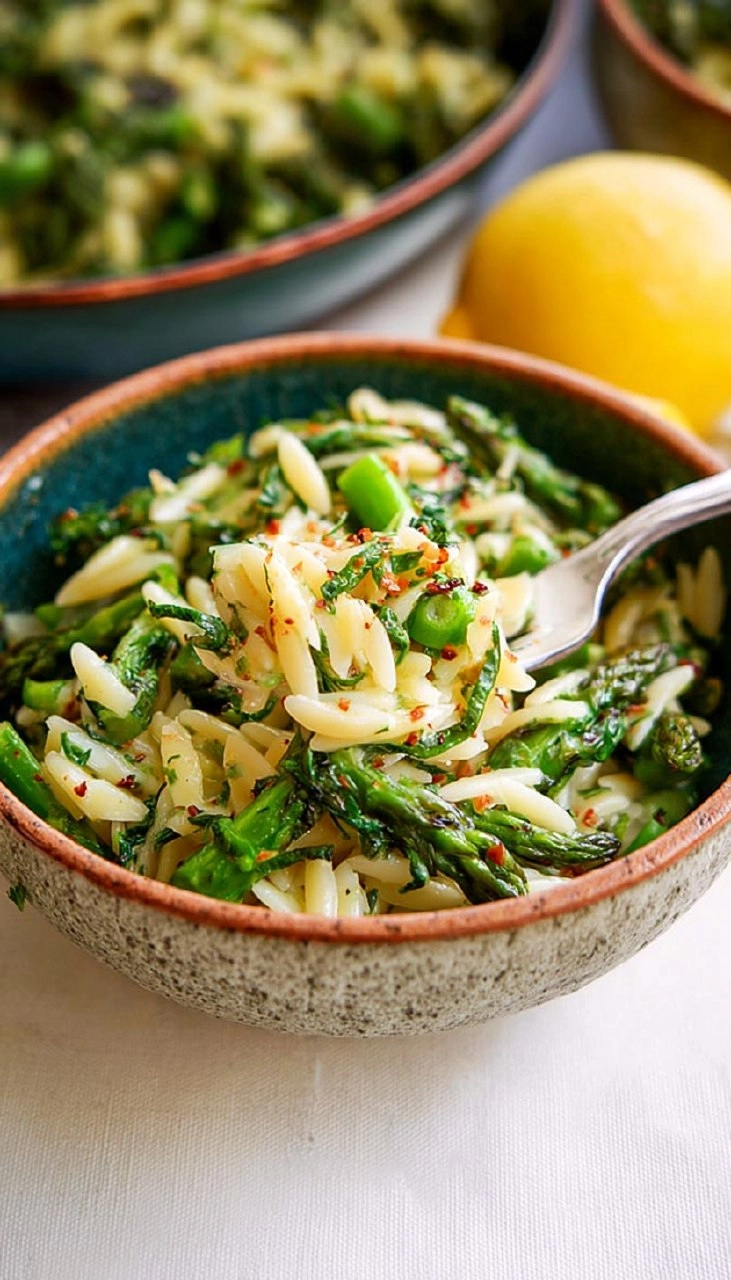 Asparagus Orzo