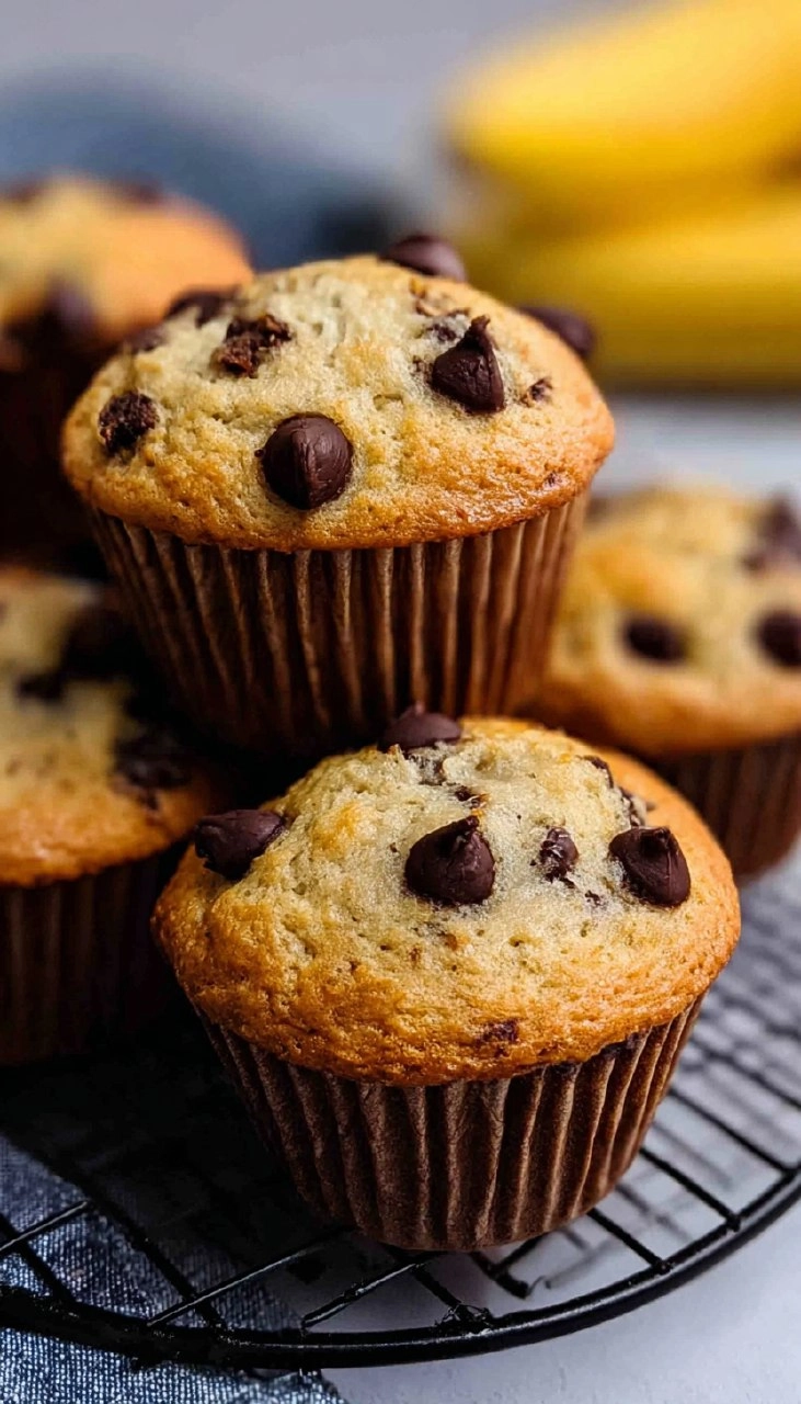 Banana Chocolate Chip Muffins